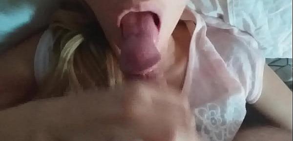  Cumshot In Mouth Great Tonguejob.